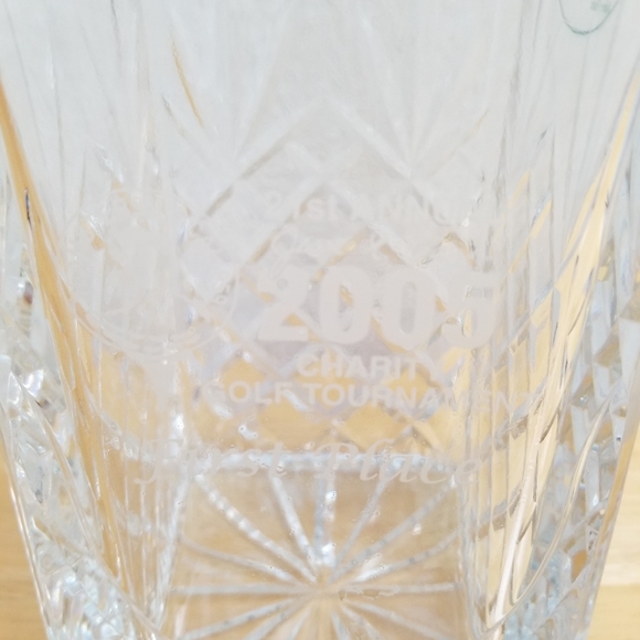 #10037 Vintage Taunton Crystal Engraved Decanter - Picture 4 of 11